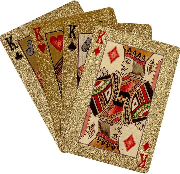 Image du produit Games Planet Jeu de cartes de poker Or
