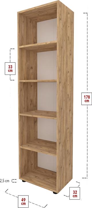 Actual product image VCM Ulas (49 x 32 x 178 cm)