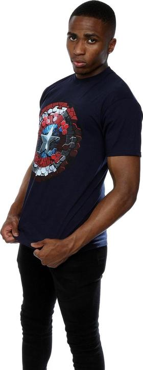 Produktbild Captain America Civil War Hex Shield TShirt (XXL)