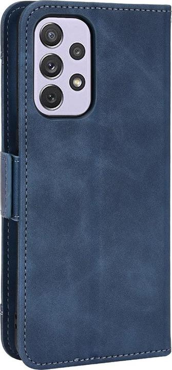 Actual product image Cover-Discount Galaxy A53 5G - case with many card slots dark blue (Samsung Galaxy A53 5G)