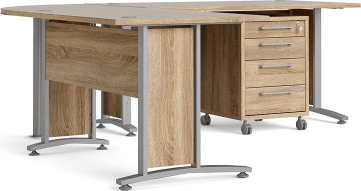 Produktbild Ebuy24 Schreibtisch Prisme (75 x 230 x 200 cm)
