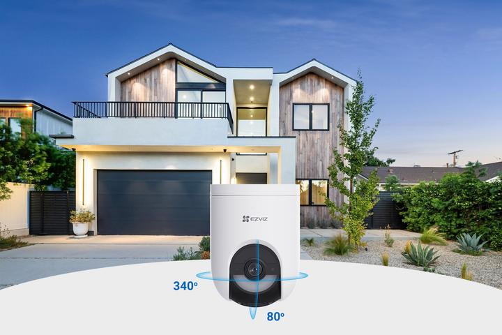 Actual product image EZVIZ HB8 Lite Kit Batterie Kamera + Solar Panel (2560 x 1440 Pixels)