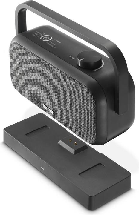 Immagine prodotto Hama Lautsprecher für Fernseher, 2,4-GHz-Station + Bluetooth®, tragbar, stereo (18 h, Porta USB)