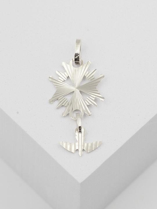 Image du produit Muau Croix huguenote (Or blanc 750)