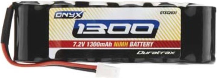 Actual product image Duratrax NiMH Onyx 7.2V 1300mAh Flat Mini Connector (7.20 V, 1300 mAh)