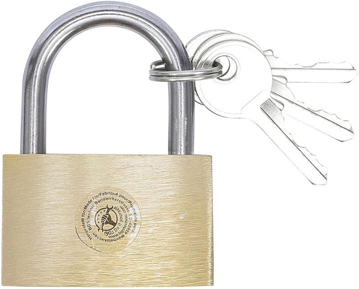 Productafbeelding BGS Messing hangslot | 40 mm