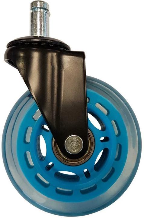 Produktbild LC-Power Gaming Stuhlrollen 5er Set Hellblau
