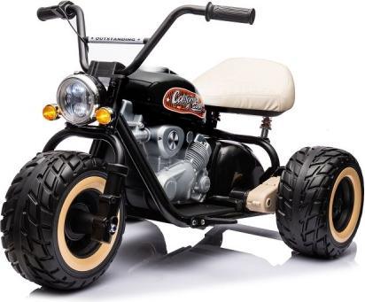 Actual product image Es-toys Elektro Kindermotorrad 2x800W Brushless Motoren – 24V7A – Schwarz (24 V)