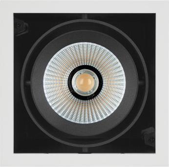 Produktbild Ledvance LED-Einbaustrahler schwenkbar einflammig Spot Multi 1X30W/4000K FL WT/BK 30W 4000K 2700lm 50000h...