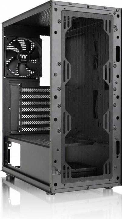 Actual product image Thermaltake Versa XM1 Tempered Glass 120mm Fan USB30 Case - Black
