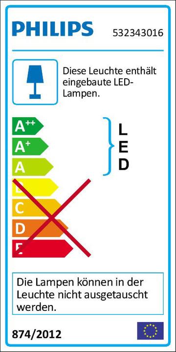 Label énergétique Philips MyLiving Dyna (1080 lm)