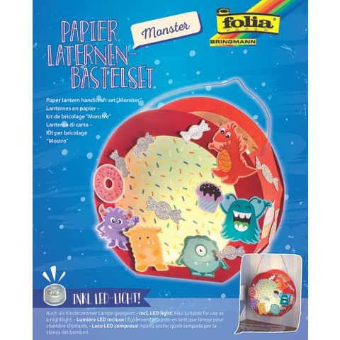 Actual product image Folia Lantern craft kit Monster