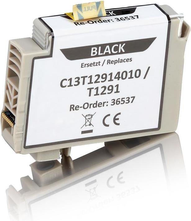 Produktbild Inkadoo Druckerpatronen kompatibel zu Epson C13T12914010 / T1291 Tintenpatrone, schwarz Schwarz (BK)