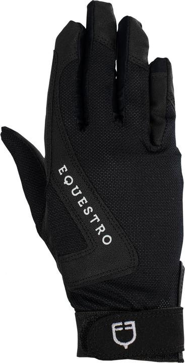 Actual product image Equestro Women’s technical fabric riding gloves (L)