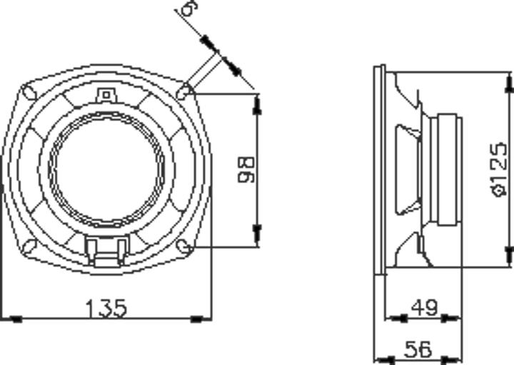 Actual product image WHD Loudspeaker chassis