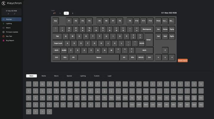 Actual product image Keychron K1 Max (CH, Cable, Wireless)