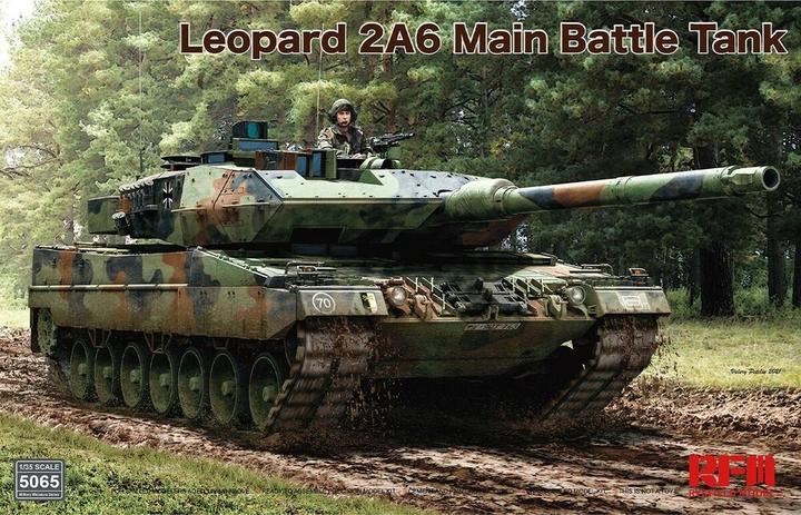 Produktbild Rye Field Model Leopard 2A6 Main Battle Tank with workabletrack links (without interior)