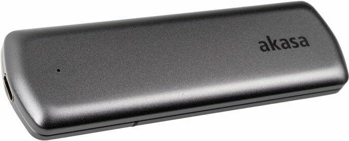 Actual product image Akasa Portable M.2 SATA/NVMe SSD to USB-C 3.2 Gen 2 (M.2 2280, M.2 2260, M.2 2242, M.2 2230)
