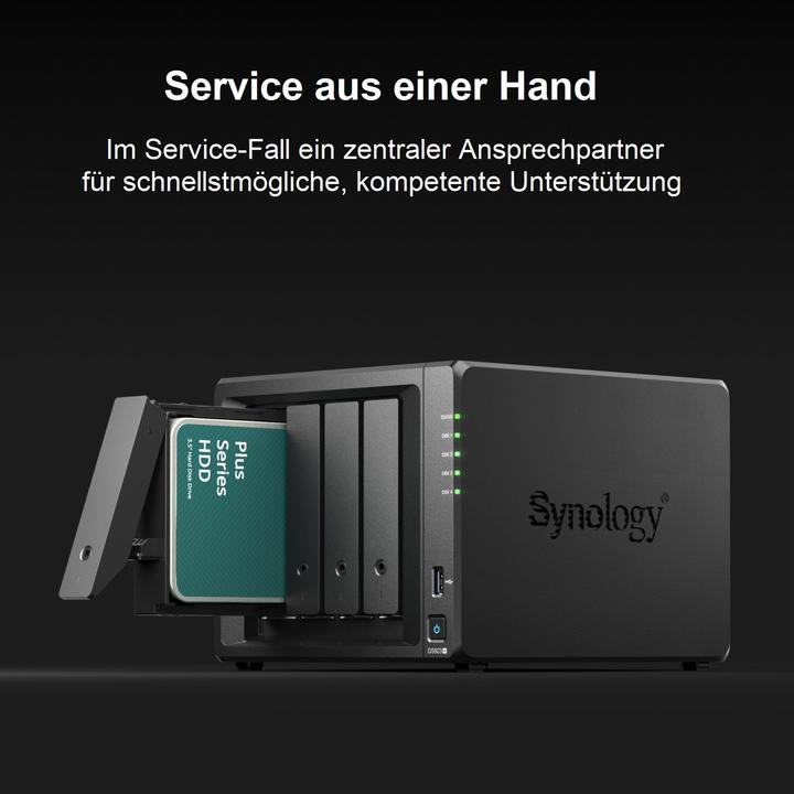 Actual product image Synology DS723+ (2 x 4 TB, Synology HAT 33xx)