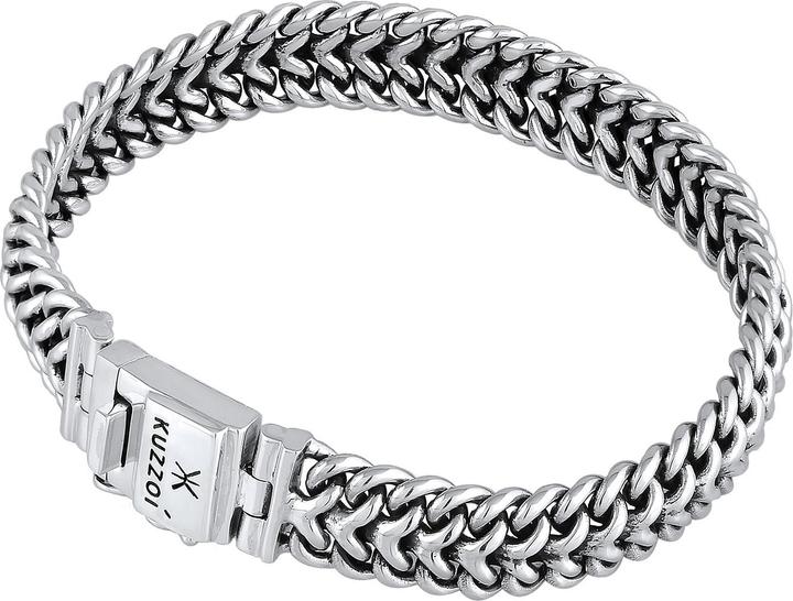 Immagine prodotto Kuzzoi Bracciale di base, attorcigliato (21 cm, Argento 925)