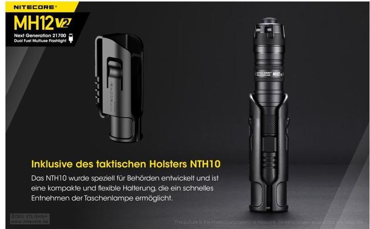 Image du produit Nitecore MH12 V2 - 1200 lumens (15.80 cm, 1200 lm)