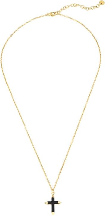 Image du produit Glanzstücke München Femme Croix en argent sterling or jaune 40,0 cm chaîne de base + 5,0 cm d'extension - 33864 (Argent Sterling, 40 - 45 cm)