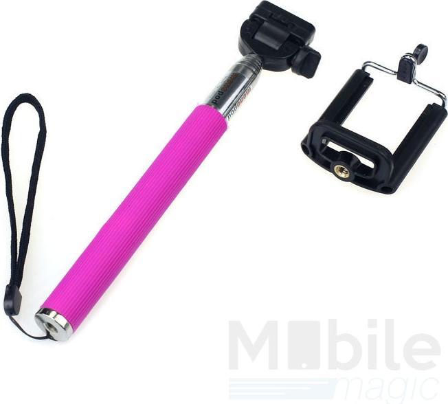 Image du produit Hermex Selfie Stick PINK / ROSA pour Apple iPhone & Android Smartphones