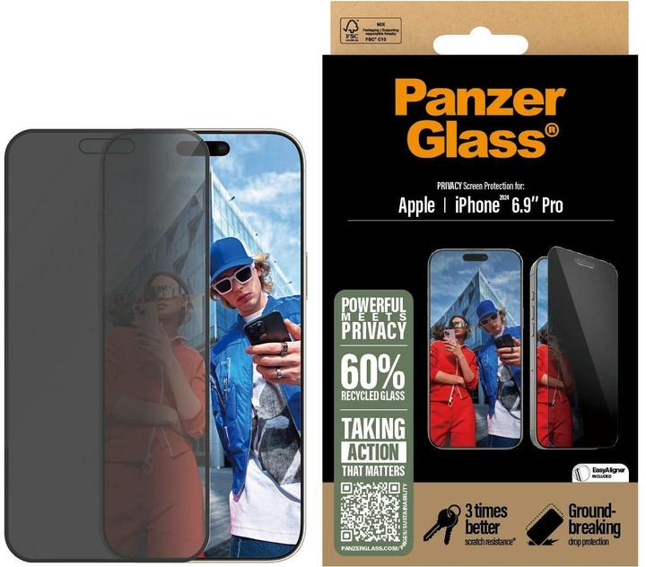 PanzerGlass Ultra-Wide Fit (1 Pezzo/i, Apple iPhone 16 Pro Max)