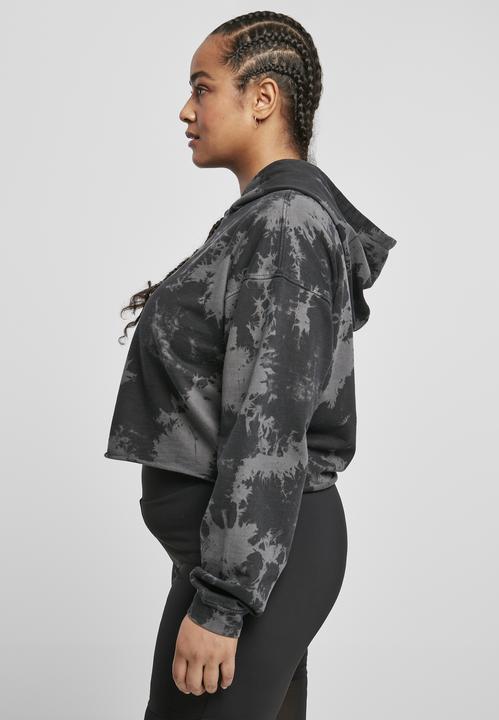 Immagine prodotto Urban Classics Felpa con cappuccio corta oversize da donna, sbiancata (4XL)