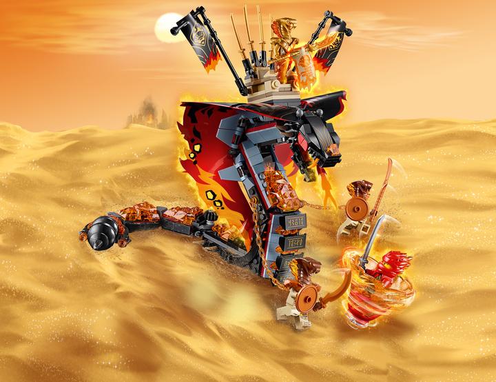 Actual product image LEGO Fire Snake (70674, LEGO Ninjago)