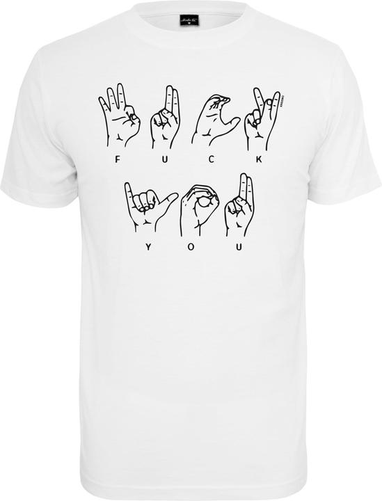 Actual product image Mister Tee FU Sign Language Tee (XS)