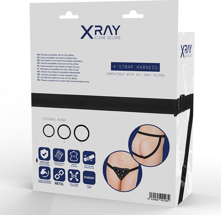 Actual product image X Ray Strap-On Four Strap Harness