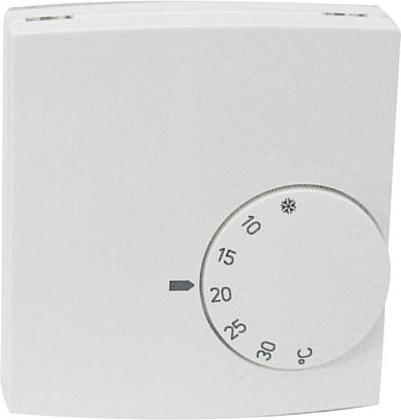 Actual product image Theo Klein KLEIN Surface-mounted room thermostat pure white K6124/04