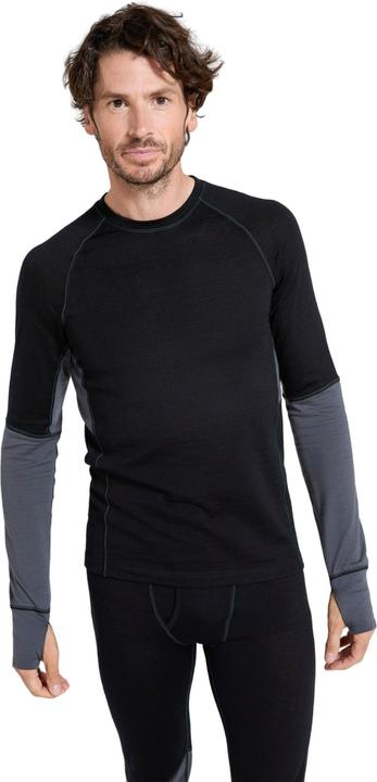 Actual product image Mountain Warehouse Mens Ultra Merino Wool Round Neck Base Layer Top (XL)