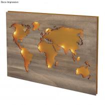Actual product image Rayher Wooden World Map, 2 plates, FSC 100% (1 pcs.)