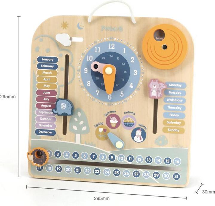 Produktbild Viga Toys Viga 44056 Kalendarz i zegar (Englisch)