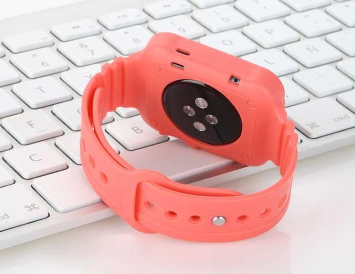 Produktbild Hermex Apple Watch 40mm 38mm Silikon Armband Schutzhülle Pink Rosa (38 mm, 40 mm, Silikon)