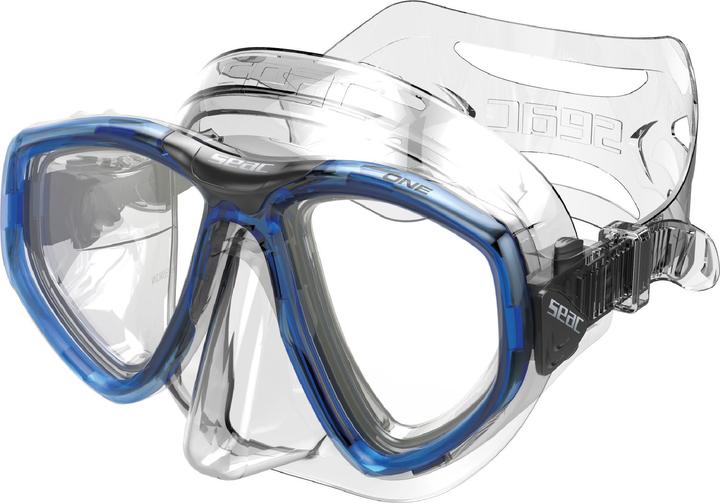 Transparent/Bleu