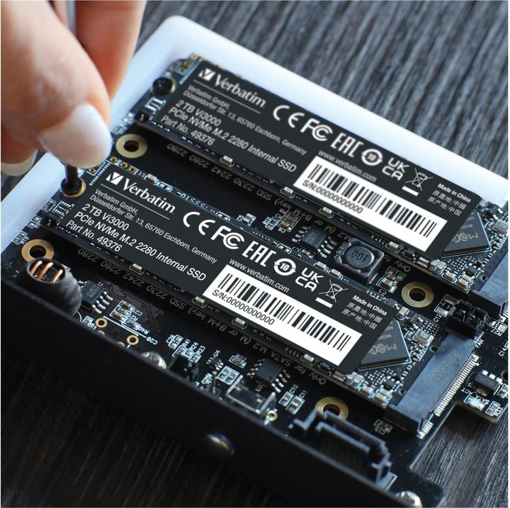 Actual product image Verbatim Vi3000 (2000 GB, M.2 2280)