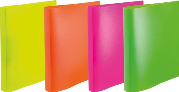 Actual product image HERMA Ring binder A4 neon translucent (A4, 25 mm, 1 Piece)