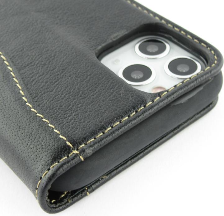 Image du produit Fierre Shann Fourre Flip cuir véritable (Apple iPhone 12 Pro Max)