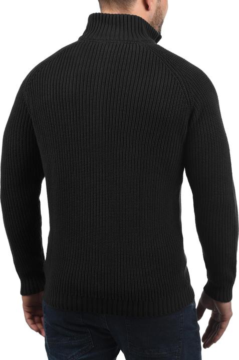 Immagine prodotto Solid Xenos Cardigan Giacca In Maglia Grossa Maglieria Da Uomo Con Collo Alto In Cotone 100% (M)