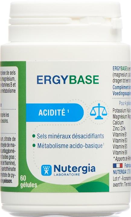 Actual product image Nutergia ERGYBASE capsules (60 pcs) (60 Piece, Capsules, 54 g)