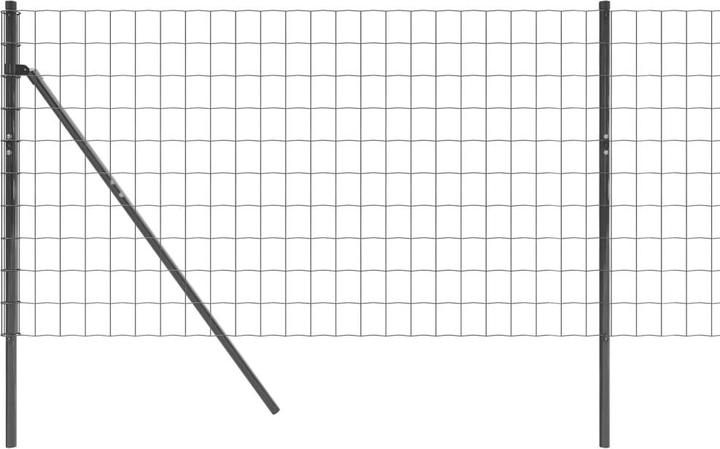 Produktbild VidaXL Maschendrahtzaun Anthrazit 1x25 m Verzinkter Stahl