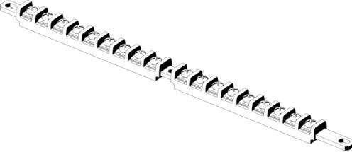 Actual product image Stahl 136640 Rail PE 18x4qmm (gnge) for UL traceability