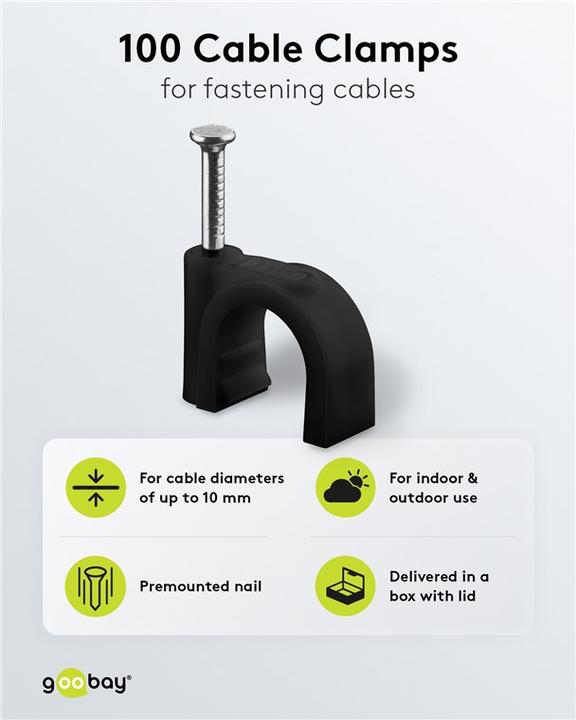 Actual product image Goobay Kabelschelle