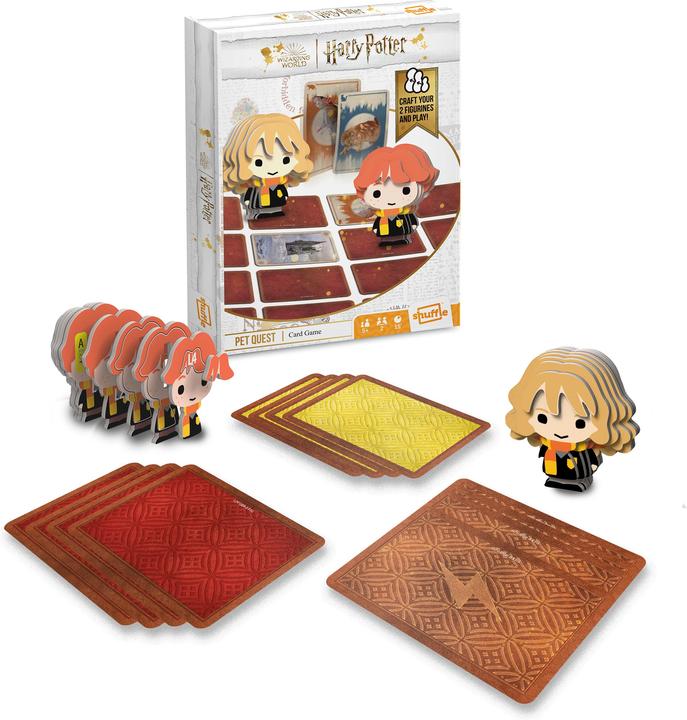 Produktbild ASS Altenburg 22584069 - Harry Potter Pet Quest, Kartenspiel, für 2 Spieler, ab 5 Jahren (Spanisch, Ungarisch, Polnisch, Englisch, Französisch, Dänisch, Finnisch, Deutsch, Niederländisch, Schwedisch, Italienisch, Norwegisch)