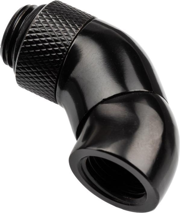 Alphacool Eiszapfen Winkeladapter Doppel-45° drehbar G1/4 AG auf G1/4 IG