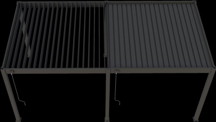 Produktbild Weide Deluxe | Voll-Alu-Pavillon | 3,6 x 5,3 M | Lamellendach anthrazit | Pergola freistehend (534.40 cm, 361.80 cm)
