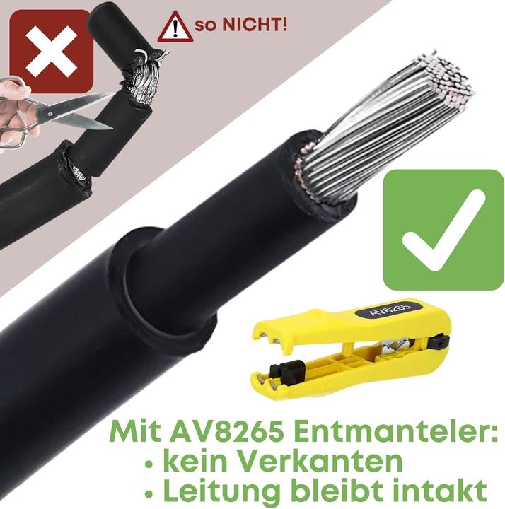 Actual product image Intercable INTE IC solar cable stripper (125 mm)